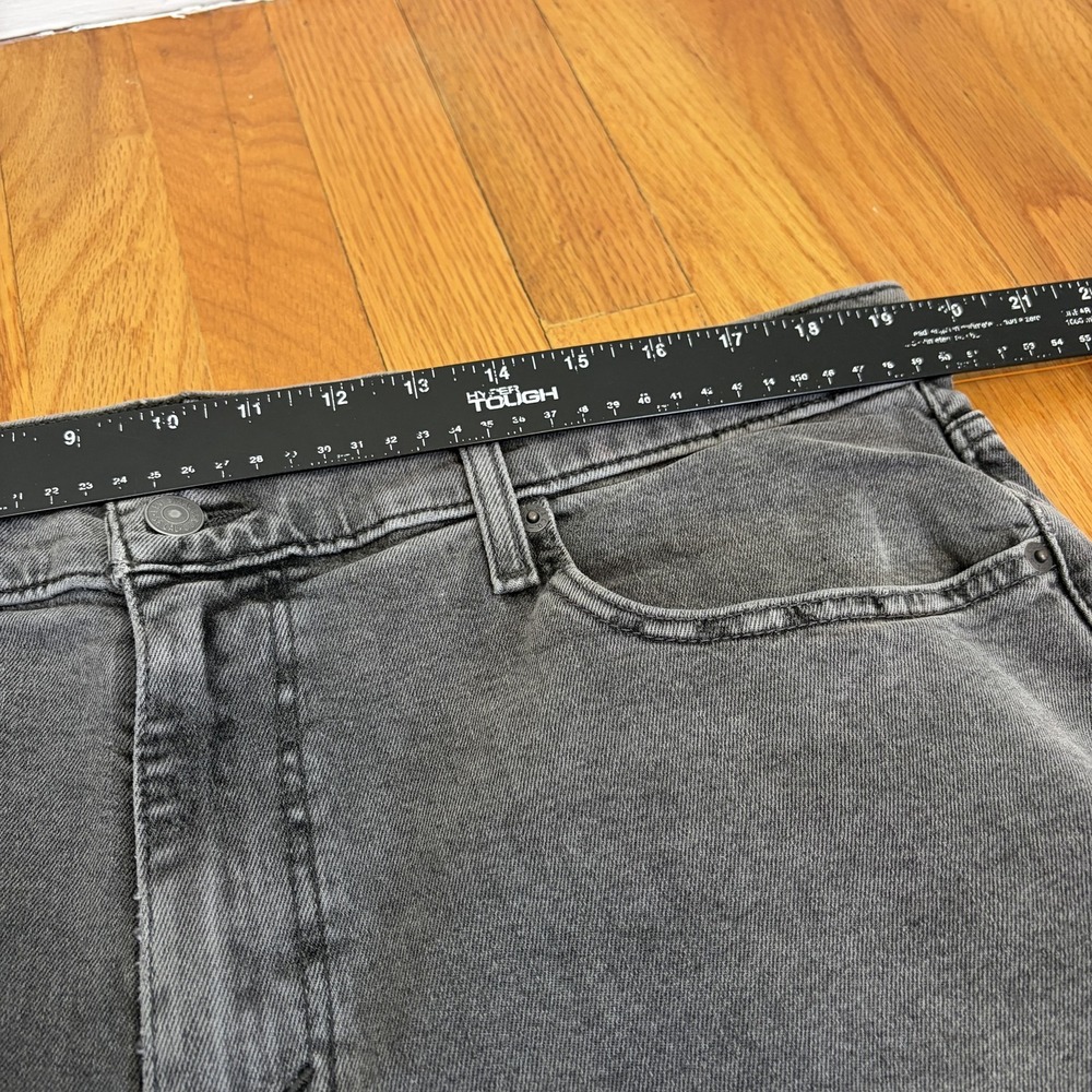 Levis 502 Jeans Mens 38x30‎ Gray Tapered Stretch Denim Pants Medium Wash Casual - Picture 7 of 10